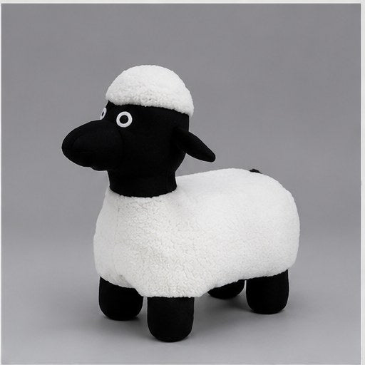Sheep-Shaped Kids Stool - alternate product view