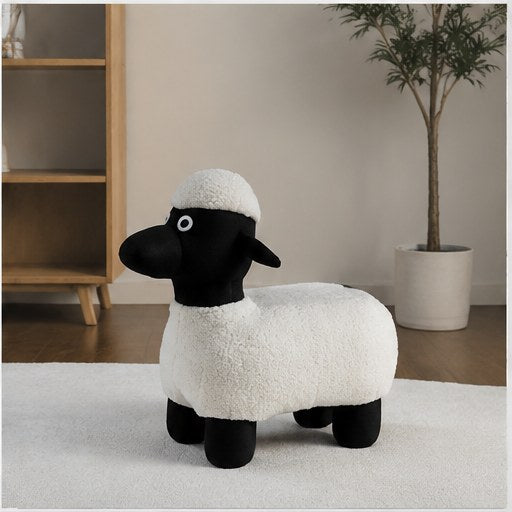 Sheep-Shaped Kids Stool - interior setting