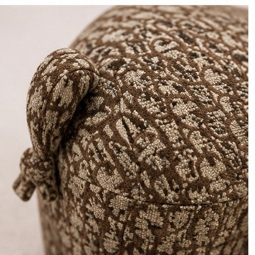 Pony-Shaped Accent Chair - upholstery detail
