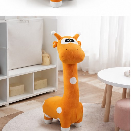 Deer-Shaped Kids Bench in a realistic lifestyle setting