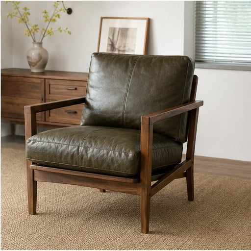 Hank Upholstered Lounge Chair - interior setting