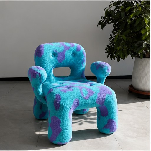 Character-Inspired Kids Chair in a realistic lifestyle setting