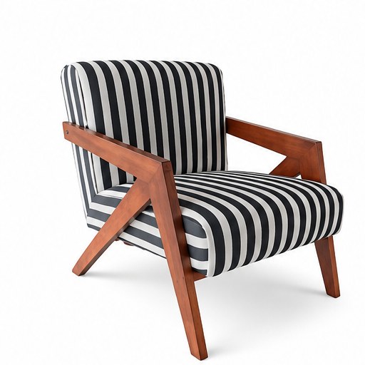 Richard Upholstered Accent Chair - front three-quarter product view