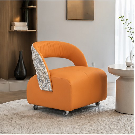 Cloud Rolling Kids Chair in a realistic lifestyle setting