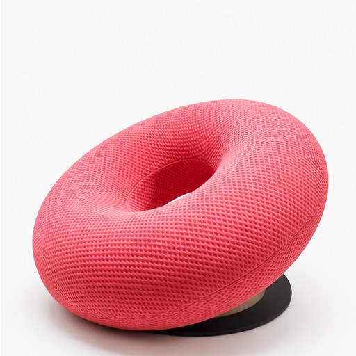 Round-Ear Sculptural Accent Chair - alternate product view