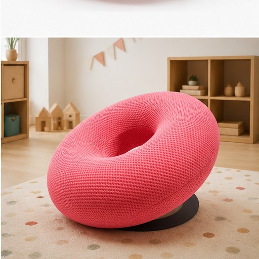Round-Ear Sculptural Accent Chair - interior setting