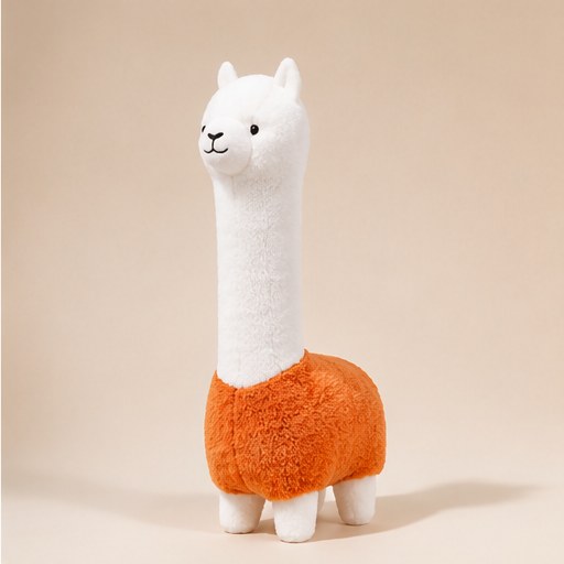 Alpaca-Shaped Kids Stool - alternate product view
