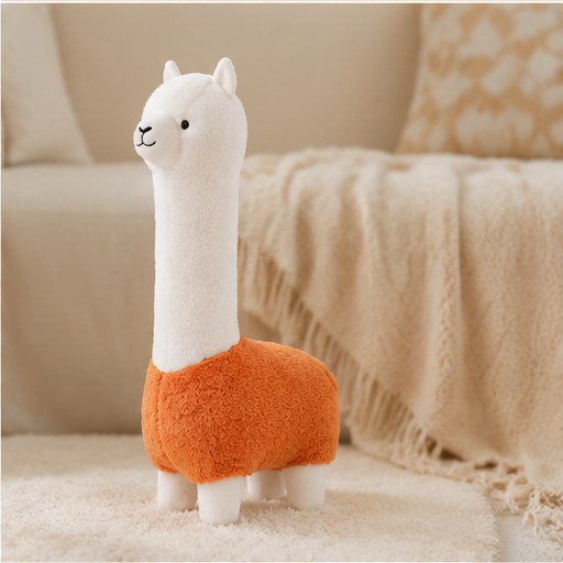 Alpaca-Shaped Kids Stool - interior setting