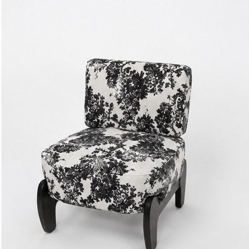 Rounded Upholstered Accent Chair - alternate product view