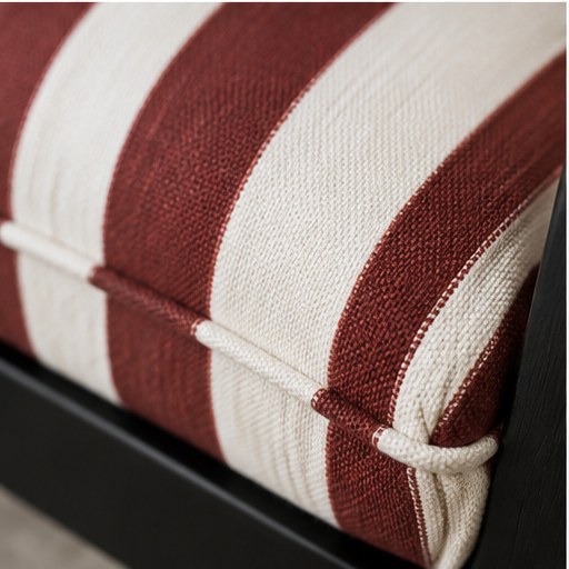 Chinoiserie Upholstered Accent Chair - upholstery detail