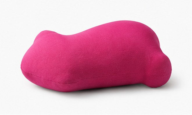 Bear-Shaped Floor Cushion - front three-quarter product view