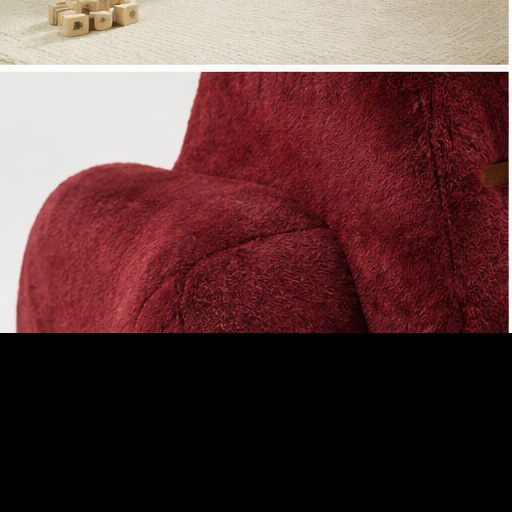 Sculptural Foam Lounge Chair - upholstery detail