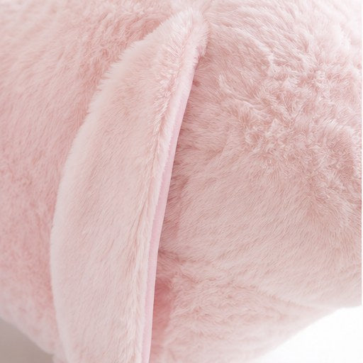 Rolling Pig-Shaped Kids Stool - upholstery detail