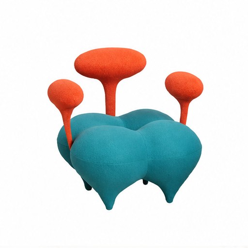 Magic Balloon Sculptural Lounge Chair - front three-quarter product view