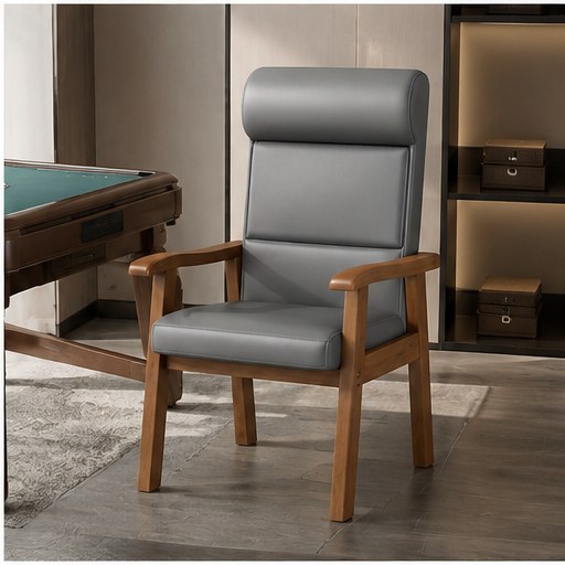 Rubberwood Arm Dining Chair - interior setting